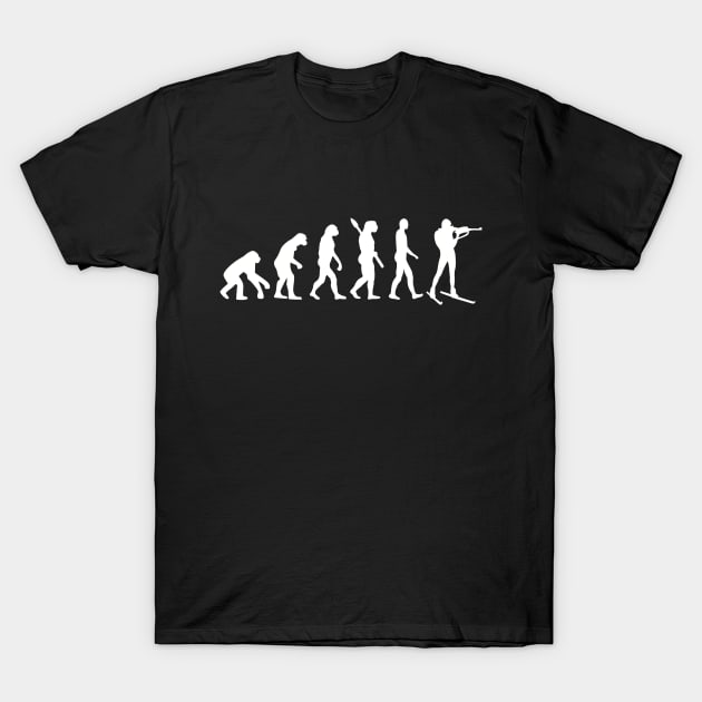 Evolution Biathlon T-Shirt by Designzz